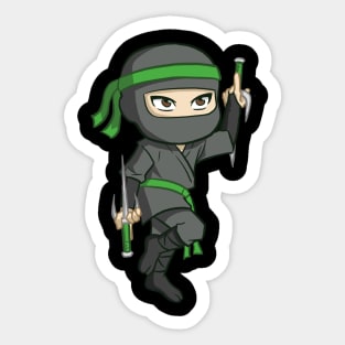 Ninja Sai Chibi Sticker